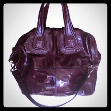 Nightingale SMALL Aubergine Purple Goat Leather Bag 